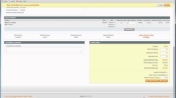 Magento Enterprise Edition   Refund via credit memo