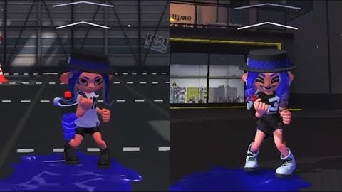 Splatoon 2 vs 3 - Curling Bomb Throw Animation
