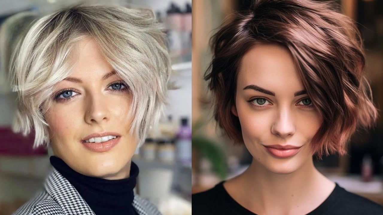 Best pixie cuts 2024 | boycut hair style | short layered Bob -Pixie ...