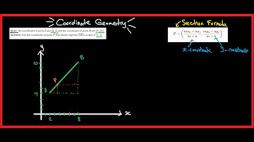 Coordinate Geometry: Partitioning a Line Segment Using Ratios