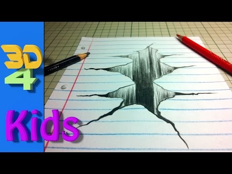 Video: How To Draw 3d Drawings On Paper And Asphalt