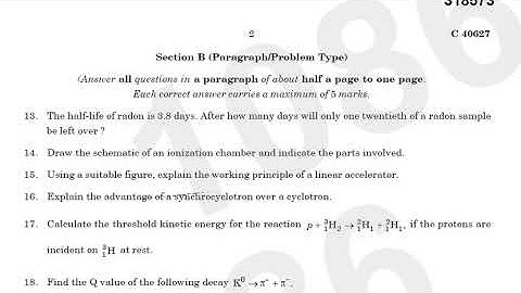 Sixth Semester B Sc Physics | Nuclear Physics and Particle Physics 2023