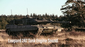 Leopard 2A7 Tank - Sound of 1500 HP 47,6 liter - LEOPARD 2A7 TANK - Danish army - World of tanks