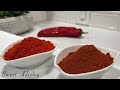 How To Make Paprika Powder At Home With Just One Ingredient Two Ways  Homemade Smoked Paprika Powder