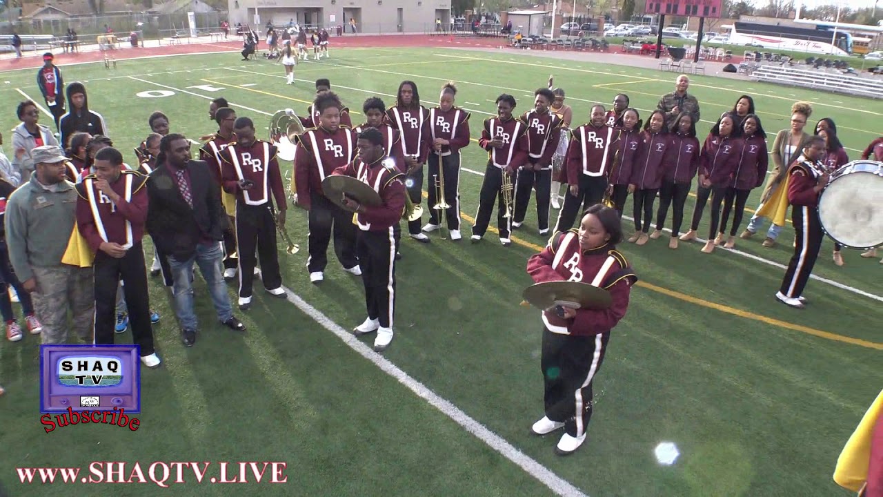 River Rouge High School vs Warrensville Heights High school percussion battle Oak Park BOTB