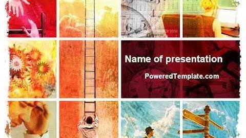 Business Job PowerPoint Template by PoweredTemplate.com