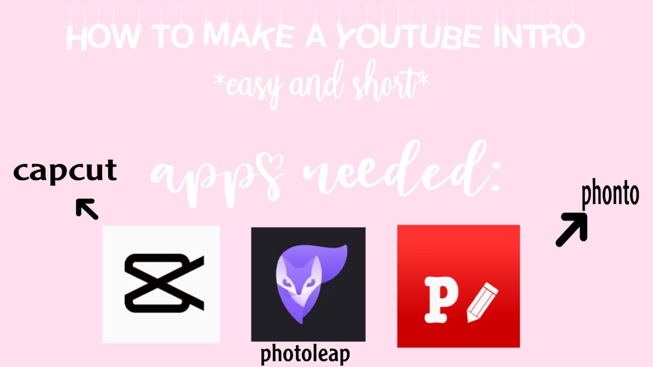 how to make your own youtube intro 🤍 - YouTube
