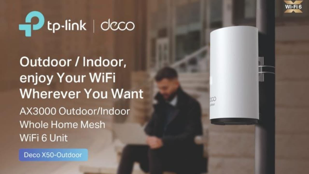 TP-Link - Deco X50 Outdoor AX3000 Dual-Band Mesh Wi-Fi- 6 Router