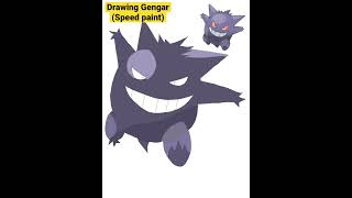 Drawing Gengar!! (Speed paint!)