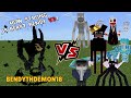 Beast Bendy V3 VS Dust Sans, Origin King, Cartoon Cat EX, SCP 096, Galaxy Titan [Minecraft PE]