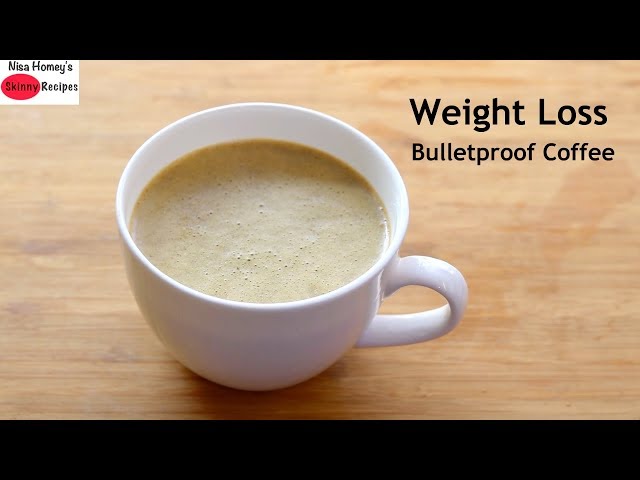 How To Make Bulletproof Coffee For Weight Loss - Ghee Coffee Recipe - Keto Coffee | Skinny Recipes class=