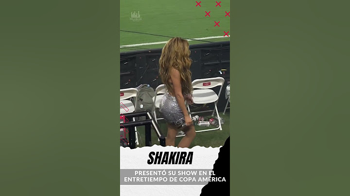 #Shakira se presentó anoche en el Hard Rock durante el entretiempo de la final de #copaamerica2024