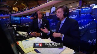 Marv Albert Returns To Madison Square Garden To Call Final New York Knicks Game