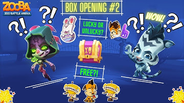 Legendary crate opening Zooba | Free!? Worth 2690 gems!!! | Zooba Insane crate opening #2.