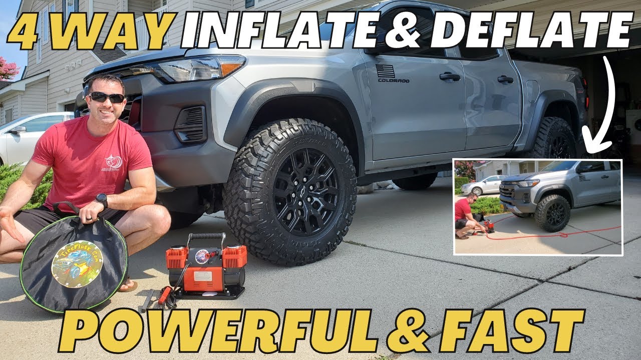 THE BEST PORTABLE OFF ROAD AIR COMPRESSOR | INFLATE & DEFLATE - YouTube