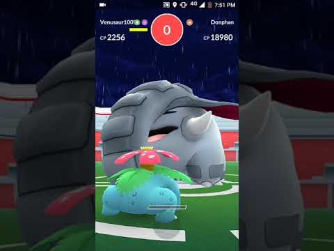 Pokémon Go Donphan Solo Raid | Level 34 