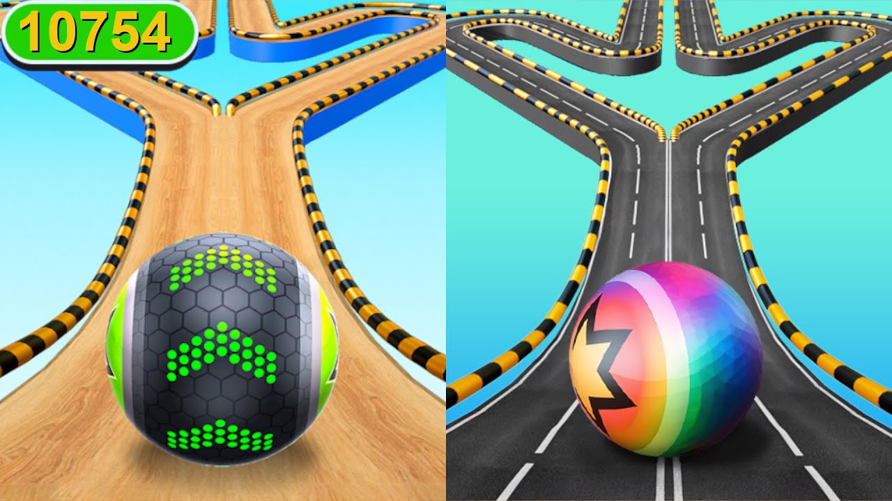 Going Balls Funny Fails, All Levels 10754 Vs Super Rolling Ball Balance Android, iOS Gameplay