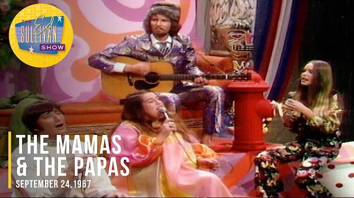 California Dreamin' Live version - Live performance video thumbnail