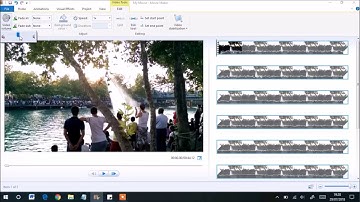 MOVIE MAKER - Adjusting video and music volume in the timeline