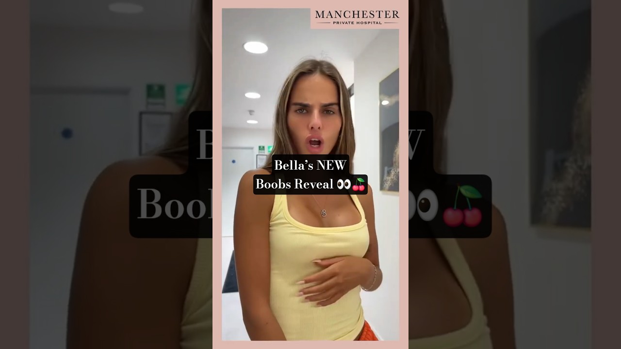 ⁣Bella’s NEW Boobs Reveal at London Private Hospital 👀🍒 Our New Location in London