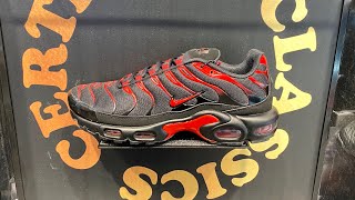 Nike Air Max Plus Tuned 1 Bred Metallic Golduniversity Redblack