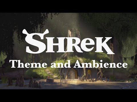 Shrek's Swamp | 1 Hour Theme with Rain & Fireside Ambience
