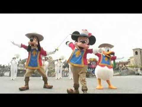 ディズニーシー三銃士 The Three Musketeers Mickey Mouse At Tokyo Disney Sea Youtube