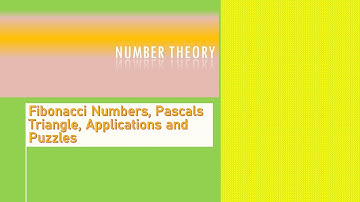 Fibonacci Numbers, Pascal Triangle, Applications and Puzzles