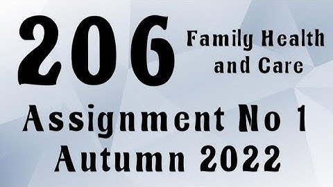 AIOU Code 206 Solved Assignment No.1 Autumn 2022 #aiou #aiousolveassignments