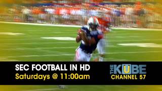 SEC IN HD LIVE ON THE KUBE! SAT @ 11AM-AUBURN vs UL MONROE