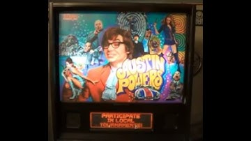 AUSTIN POWERS PINBALL MACHINE - BY STERN 2001