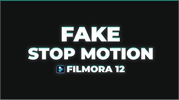 Make Fake Stop Motion Effect On Filmora 12