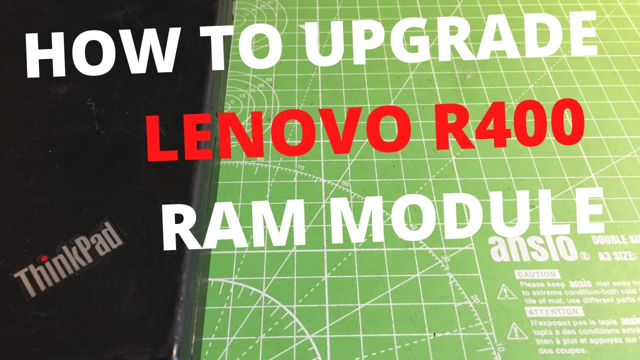 Lenovo Thinkpad RAM Module Location - Replace and Upgrade YouTube