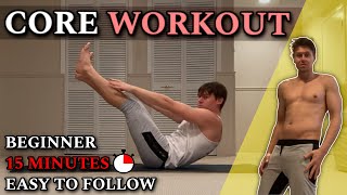 15 Minute Killer Core Workout (All Levels / 30 Exercises!)