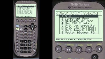 Vector Length, Using P&Q Points | Every Step Calculus TI89
