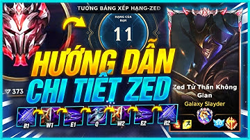 TOP1 ZED TỐC CHIẾN HƯỚNG DẪN CHUYÊN SÂU LỐI CHƠI, BẢNG NGỌC & TRANG BỊ DÀNH CHO ZED | LMHT Tốc Chiến