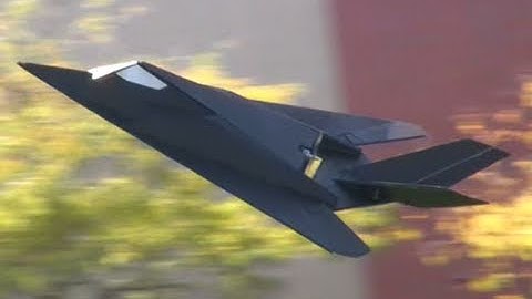 RC F-117 with V-TAILS Modification
