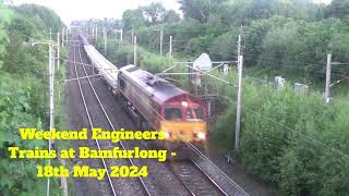 Weekend Engineers Trains at Bamfurlong - 18th May 2024
