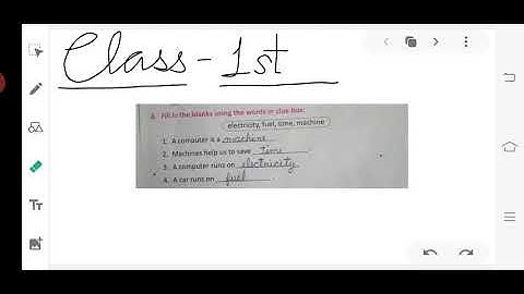 R.P.S//Computer- Class-1//Chapter 1 to 5 fill in the blanks