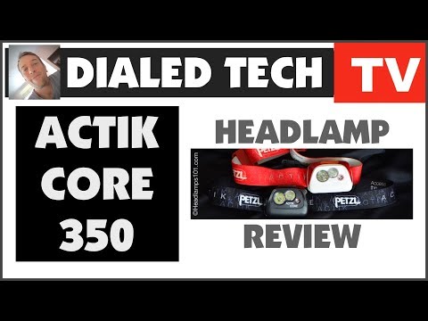 Petzl ACTIK CORE 350 Headlamp Review | Headlamps101