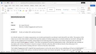 Exp22_Word_Ch03_CumulativeAssessment_Academics | Word Chapter 3 Cumulative Assessment – Academics