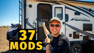 37 RV MODS \& UPGRADES we have done in 2 years of Full Time RV Living