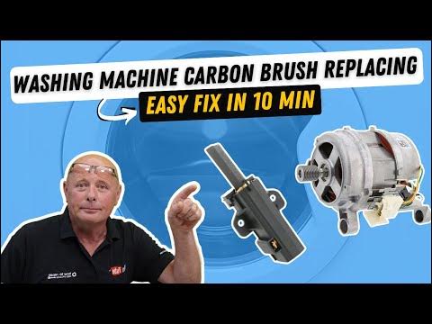 How to Replace Carbon Brushes on a Washing Machine (Bosch) 