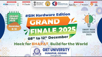 Inaugural Ceremony of Smart India Hackathon 2025 at GIET University | Grand Opening Today