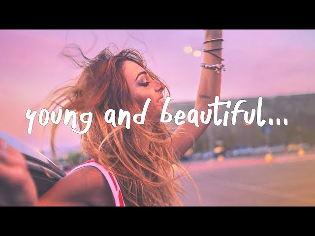Lana Del Rey - Young And Beautiful (Lyrics) class=