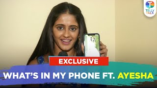 What’s in my phone ft. Ayesha Singh aka Sai of Ghum Hai Kisikey Pyaar Meiin | Exclusive | TV News