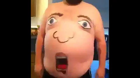 A Fat Man's Funny Belly dance