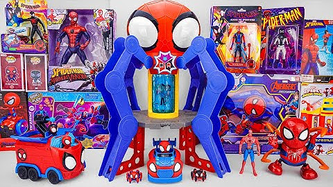 Marvel Spiderman Toys Unboxing Review | Marvel Spidey Web Quarters Playset | Spider Man Mask