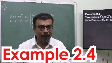 4.Physics | Kinematics | Example 2.4