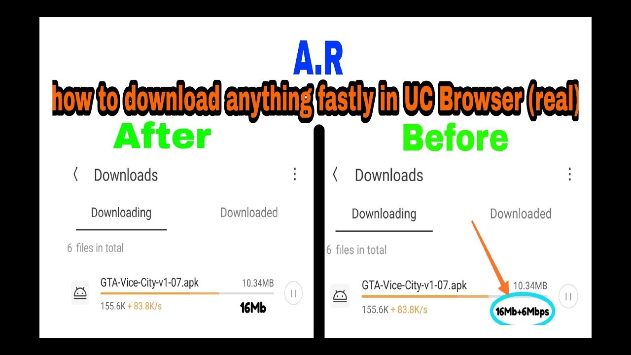 How to speed up your download speed up to 6mps more in UC browsers in hindi